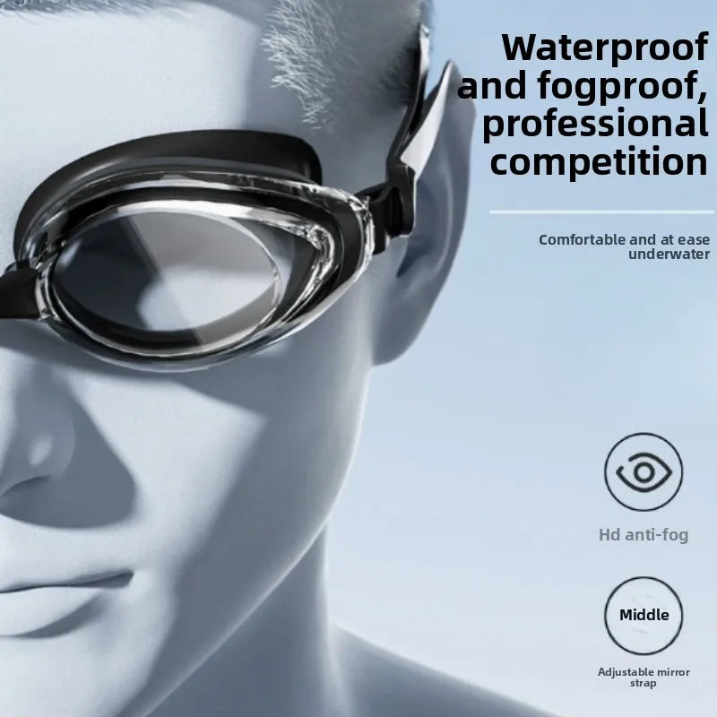 High-end Adult Swimming Goggles High-definition Anti Fog Waterproof