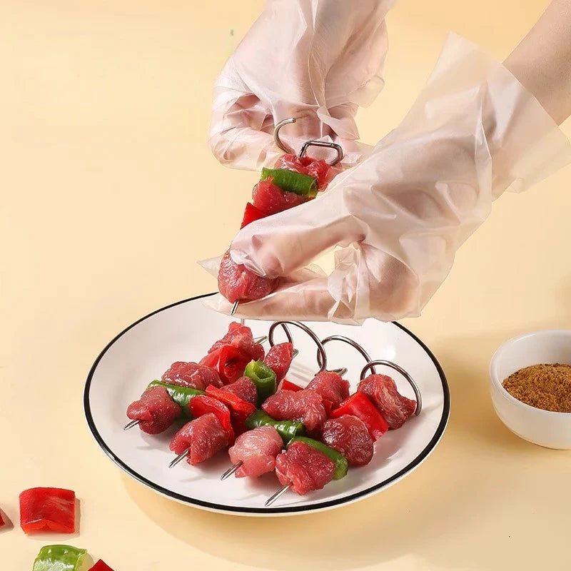 10 Multifunctional 304 Stainless Steel Barbecue Skewers Air Fryer