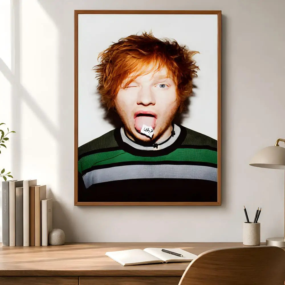 Ed Sheeran Album Poster – Self-Adhesive Waterproof Wall Art