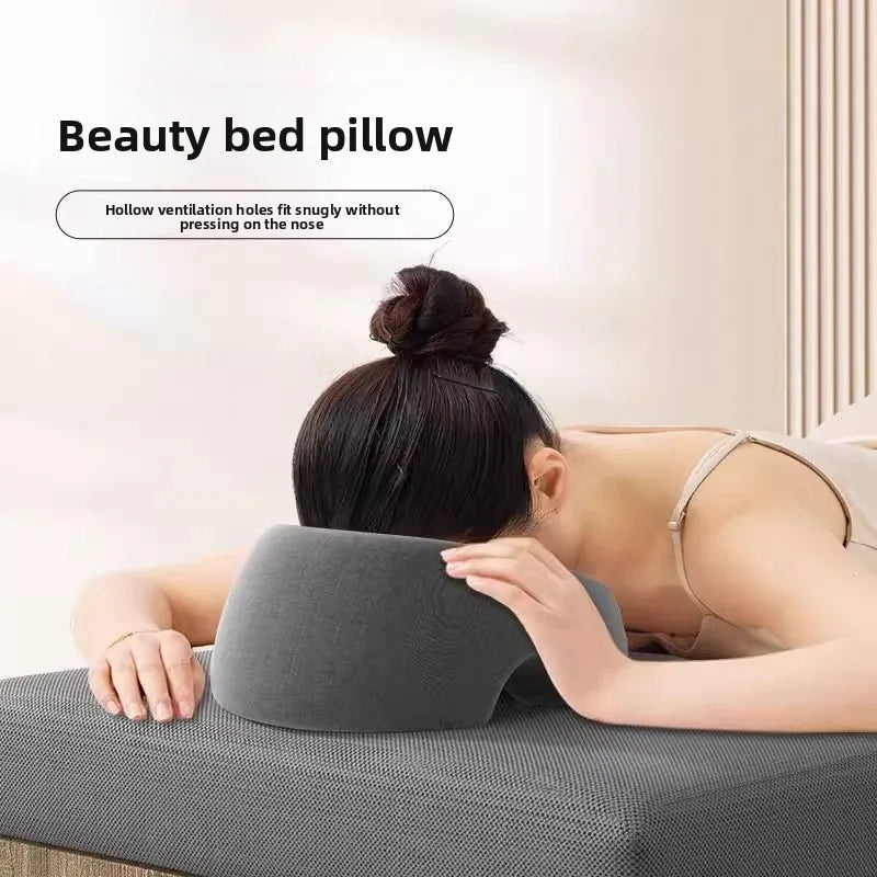 Memory Foam Face Rest Pillow – Ergonomic Beauty Salon Head Support