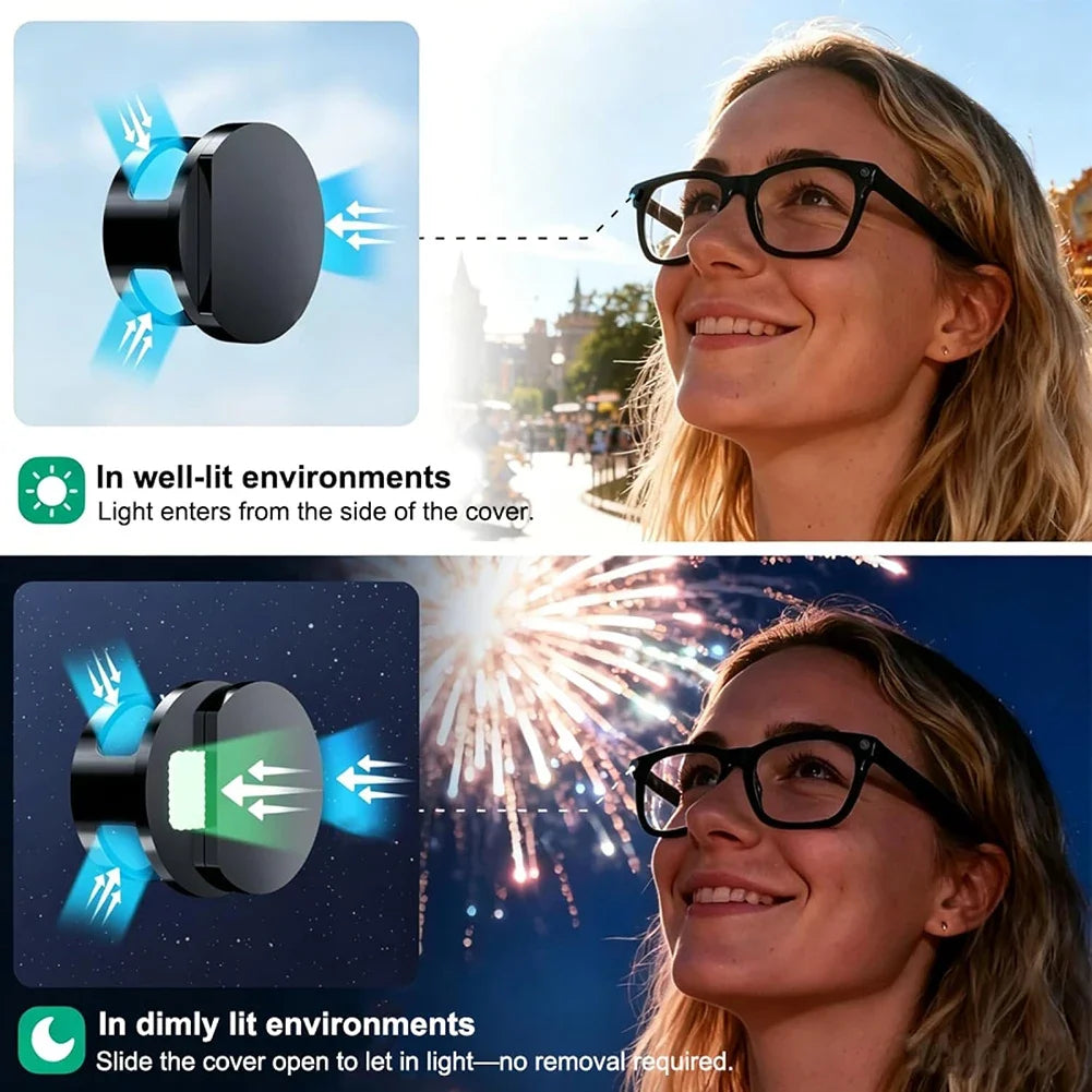 LED Light Blockers for Ray-Ban Meta Smart Glasses | Privacy Cover