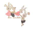 Easter Wooden Bunny Seesaw Ornament – Door & Home Décor