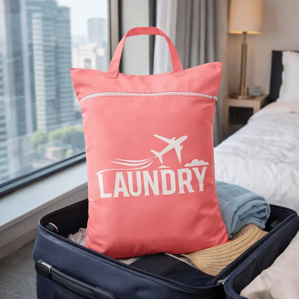 Foldable Waterproof Laundry Bag | Oxford Cloth Wet & Dry Tote