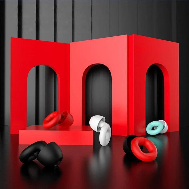 Silicone Noise-Reducing Earplugs – Sleep, Swimming & Surfing