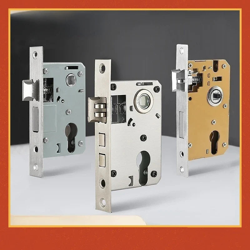 Bedroom Door Lock Body 58mm Core Size 50 Aluminum Latch