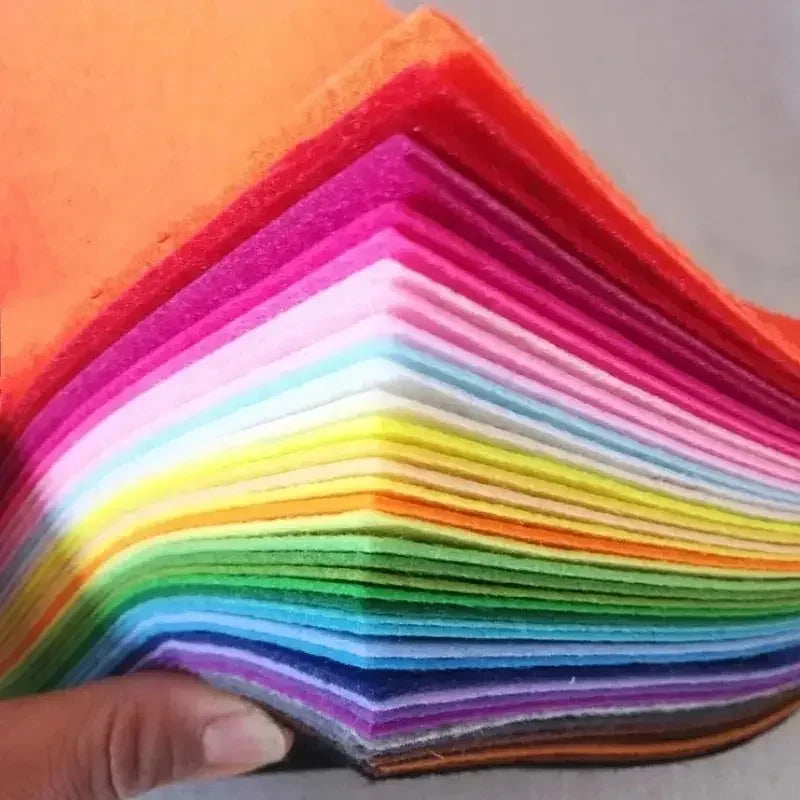 40-Pack Assorted Felt Fabric Sheets | DIY Craft Squares