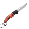 Multifunctional Utility Knife – Stainless Steel Blade & Wood Handle
