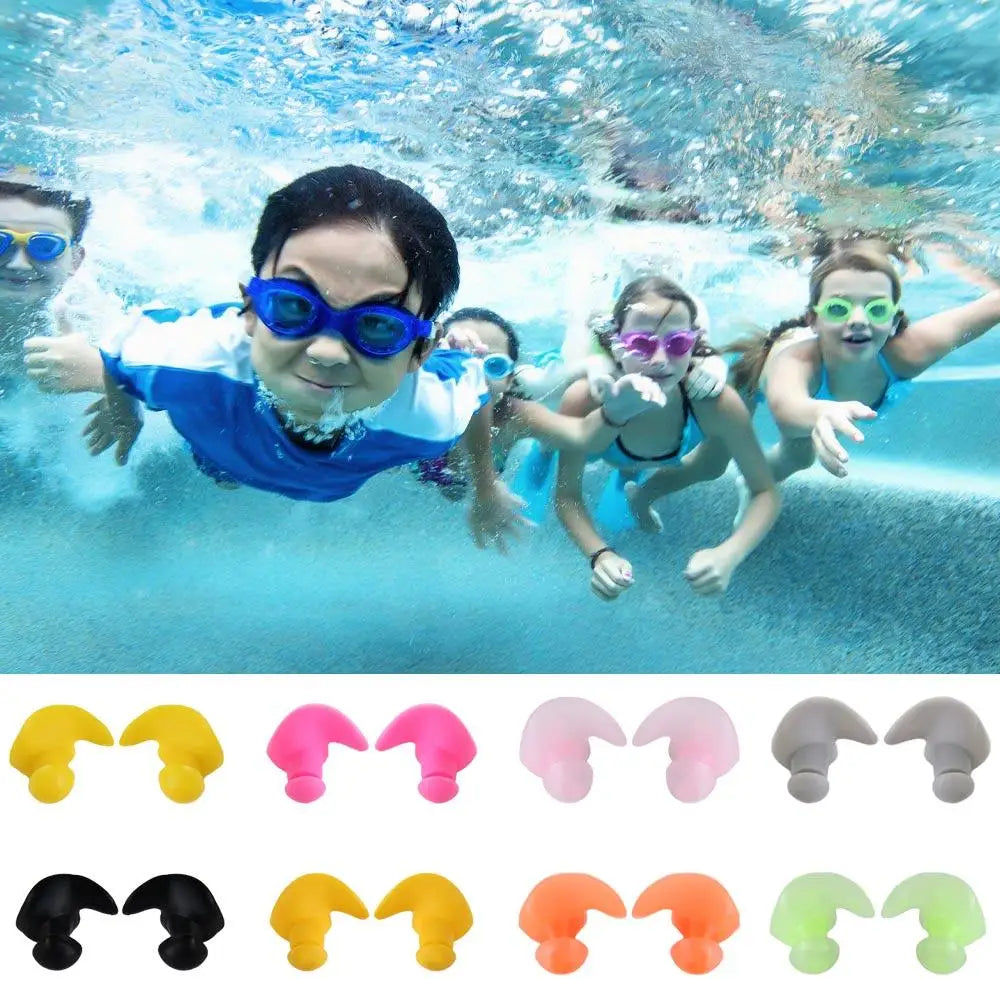 Silicone Swimming Earplugs – Waterproof Ear Plugs with Storage Box