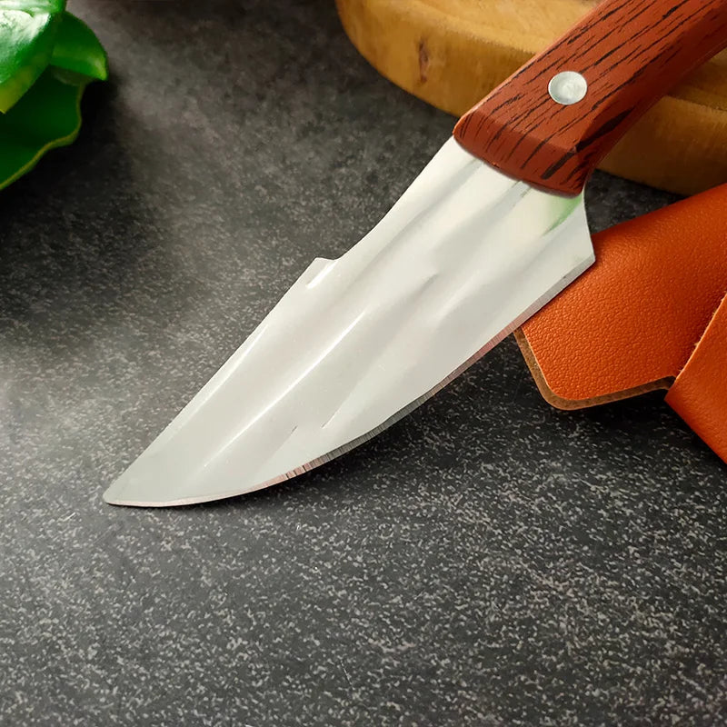 InLeung Forged Stainless Steel Boning & Cleaver Kitchen Knife
