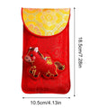 Chinese Red Envelope 2026 Lunar New Year Embroidery Fabric Gift