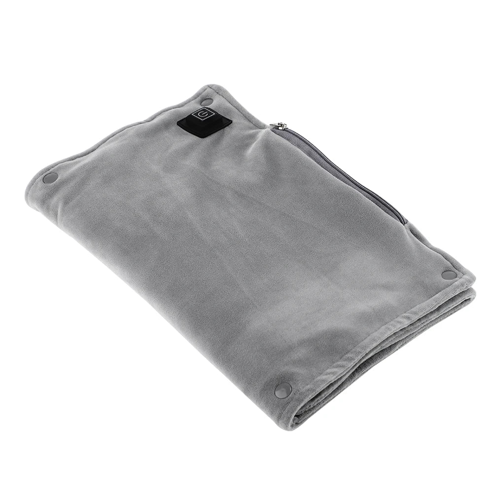 USB Electric Hand Warmer Bag – 3 Heat Levels, 4 Graphene Pads