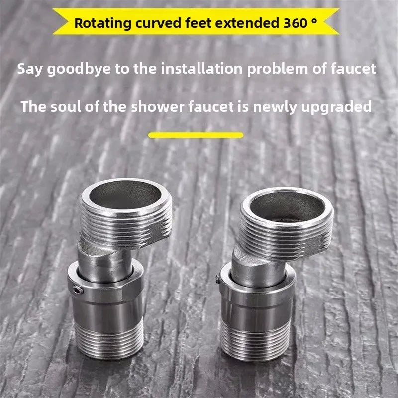 360° Adjustable Eccentric Faucet Corner Tap Adapter | Kitchen