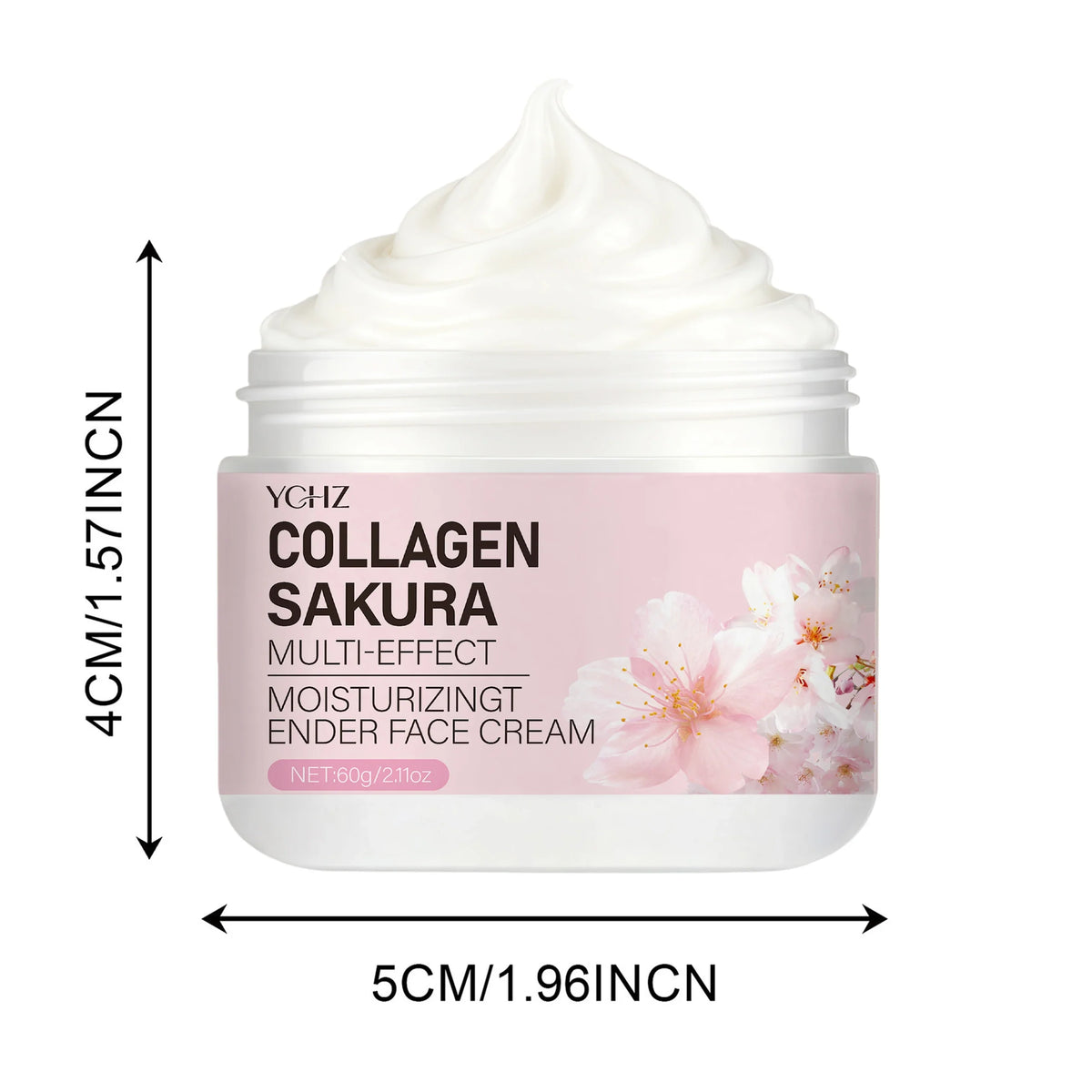 Sakura Collagen & Niacinamide Face Cream | Hydrating & Lifting