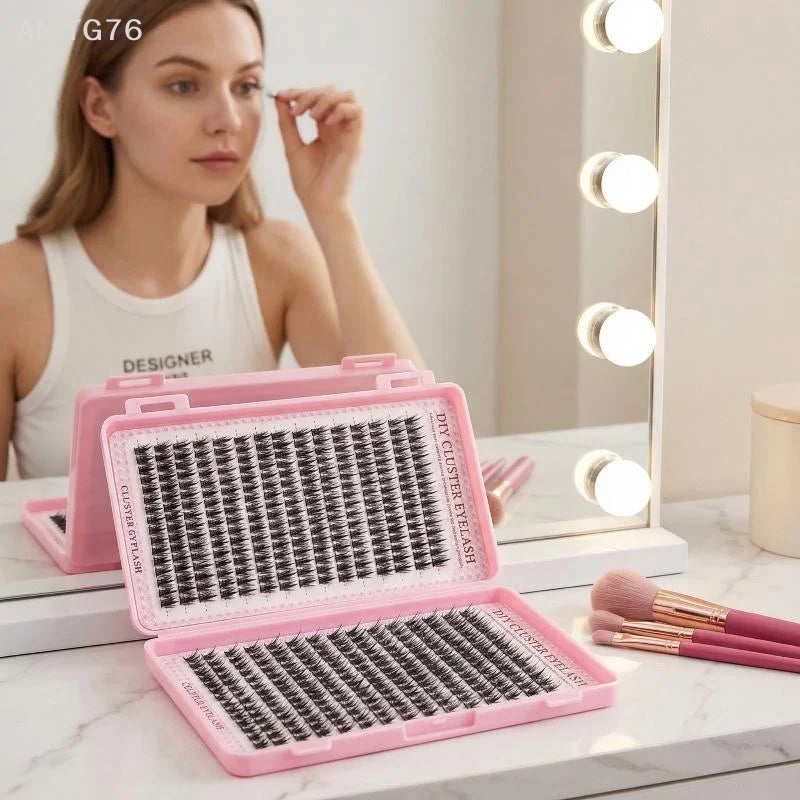 392 Pcs Eyelash Extension Kit | Fluffy DIY Lash Set & Tools