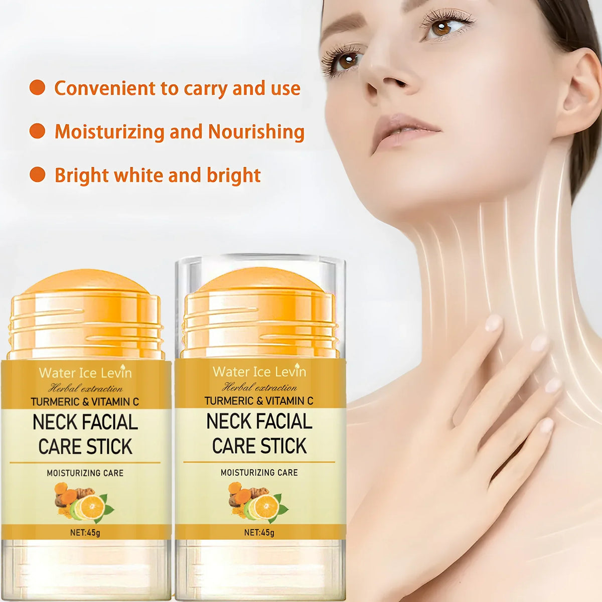 Turmeric & Vitamin C Neck Cream – Firming & Brightening 45g