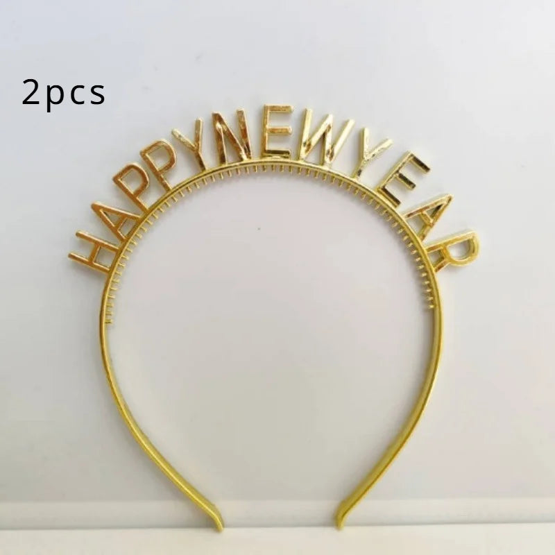 Happy New Year Headbands – Festive Party Accessories for Women