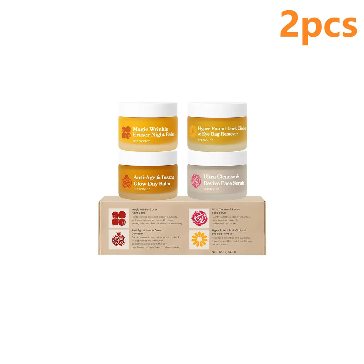 Day & Night Face Cream Set – Hydrate, Brighten & Renew Skin