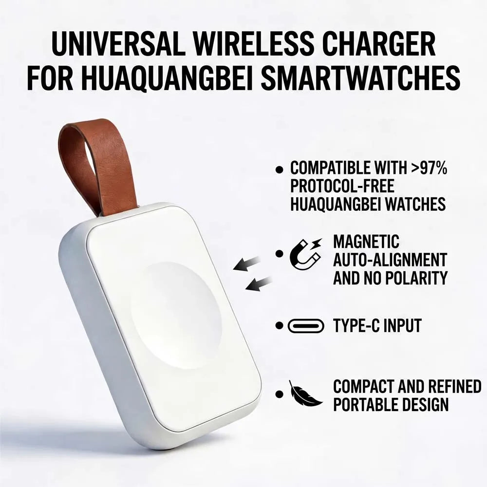 Magnetic Smartwatch Charger for S8 Pro, DT3, DT7 – Type-C
