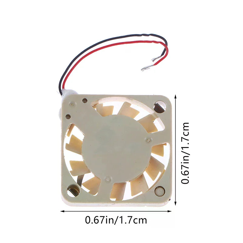 1703 5V 3 3v High-turn Micro Cooling Fan 2Wires Bare Wires Drone