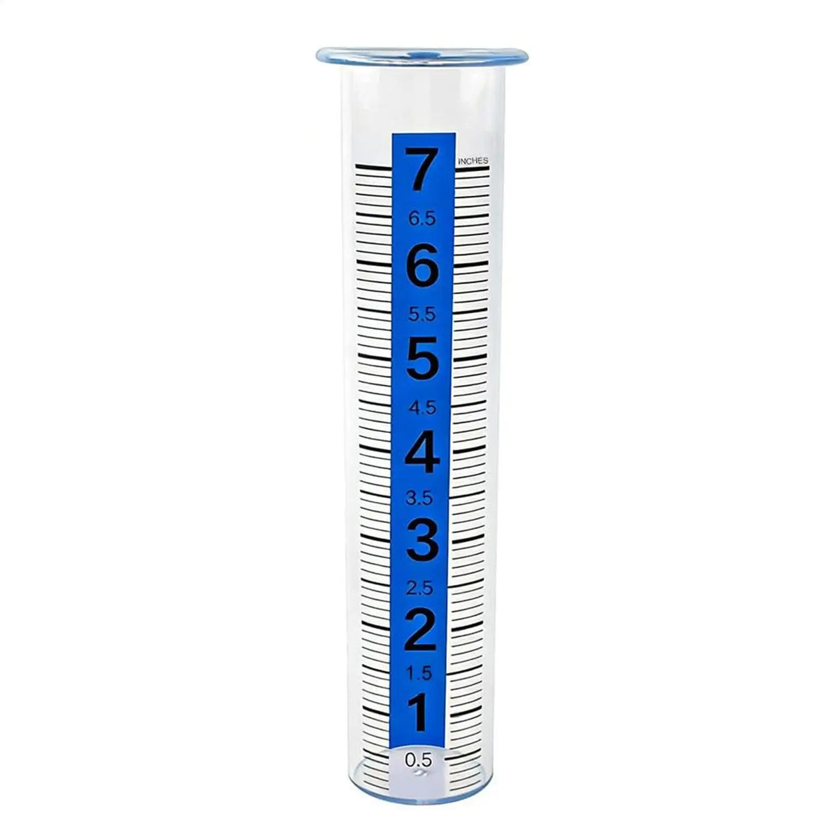 8-Inch Outdoor Rain Gauge – Glow in the Dark, Easy Read