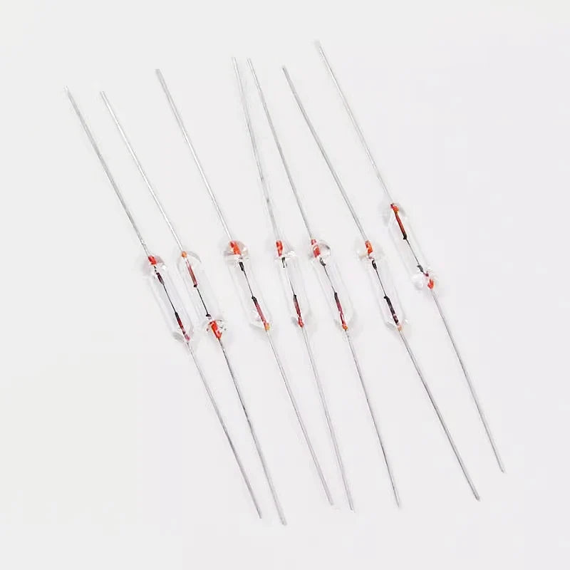 50pcs 3x10mm 250V Fast-Blow Glass Fuses with Lead Wire | 0.5A–5A