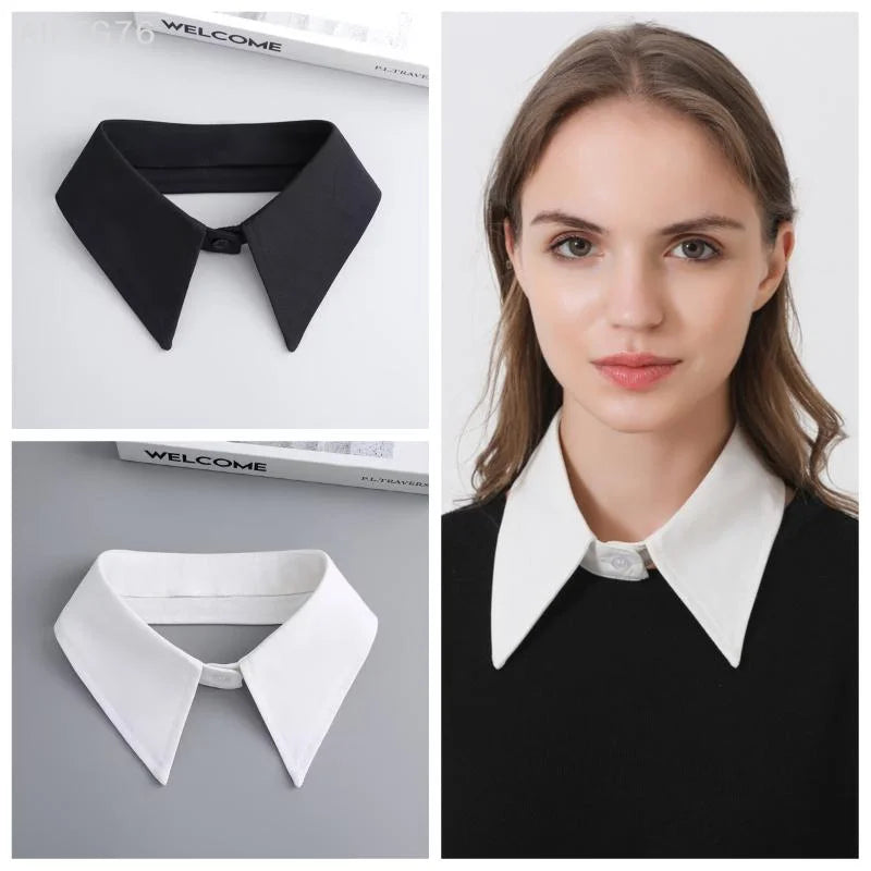 Detachable False Collar for Women – Lapel Shirt Accessory