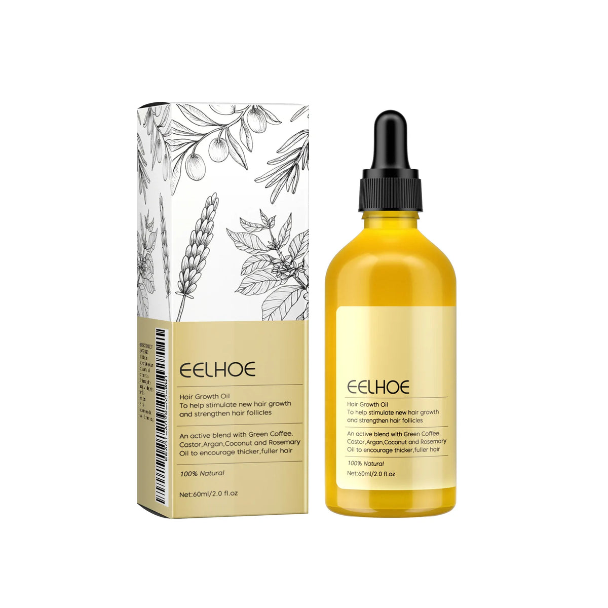 EELHOE Rosemary Essential Oil – Hair Growth & Scalp Care 60ml