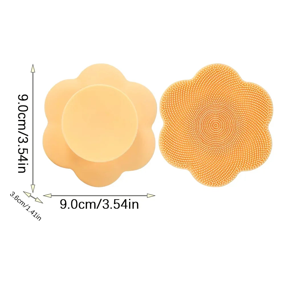 Silicone Exfoliating Shower Brush – Body & Scalp Massager