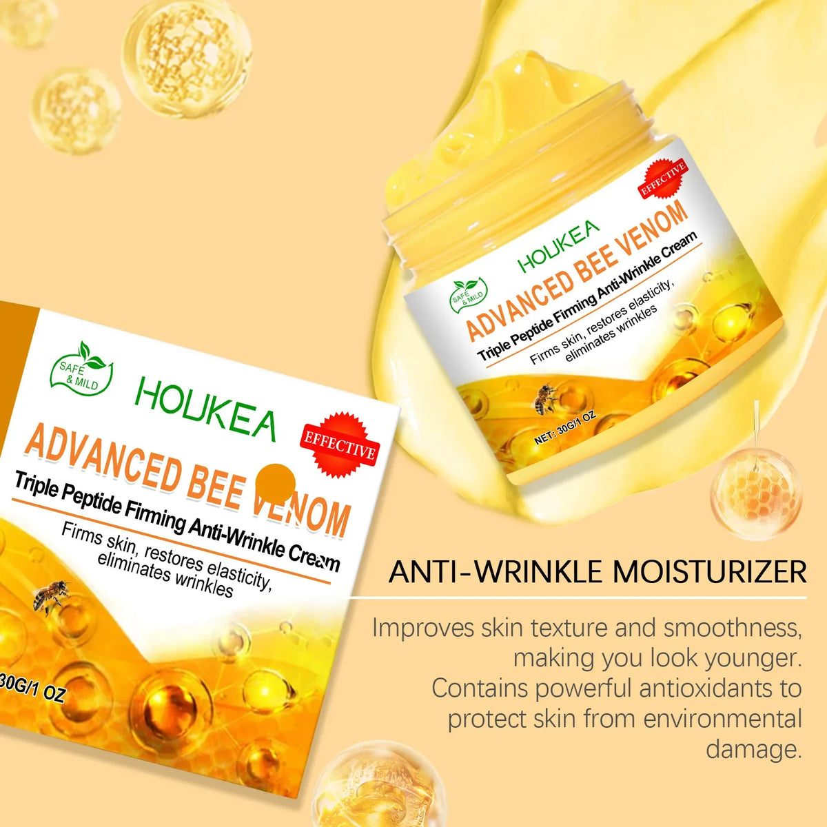 Bee Venom Body Firming Cream – Brighten & Moisturize 30g