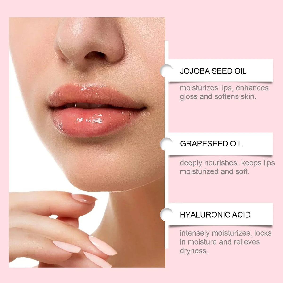 Ouhoe Lip Plumper Oil – Instant Volume & Moisturizing Gloss