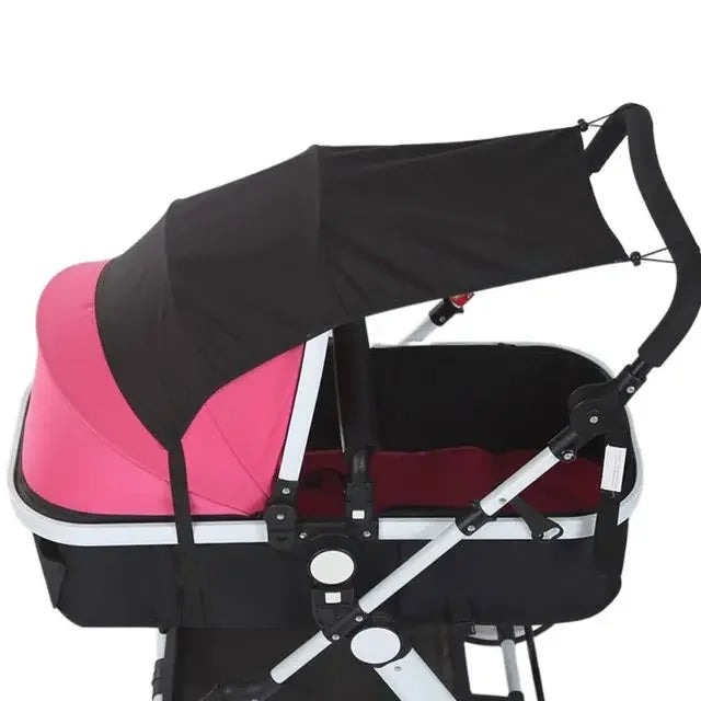 Universal Baby Stroller Sunshade Anti-UV Waterproof Cover + Window