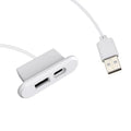 Office Bedroom Table Recessed Sockets 1 USB-A Type-c Built Desktop