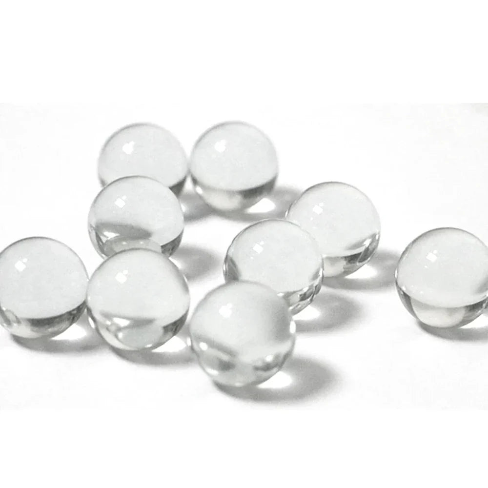 Clear Glass Marbles 20-Pack | 10mm 14mm 16mm Transparent Balls