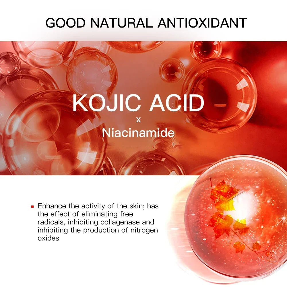 Kojic Acid Face Serum | Niacinamide & Hyaluronic Acid 40ml