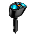 Dual-Port Car Charger Digital Display – QC3.0 & 2.4A 20W