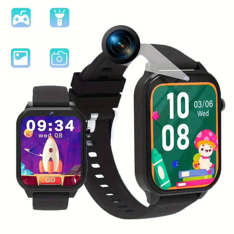 Kids Smart Watch 1.83" Screen, Camera, 18 Games | LOMAXFR