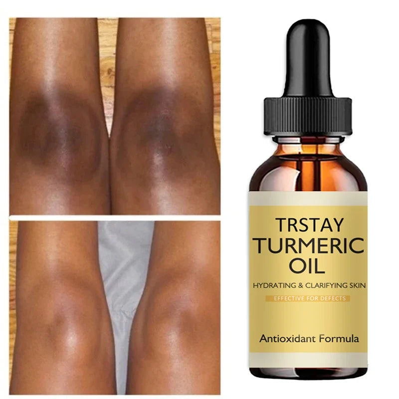 Turmeric Oil Glow Facial Lightening Serum Black Brown Skin Leg Hand