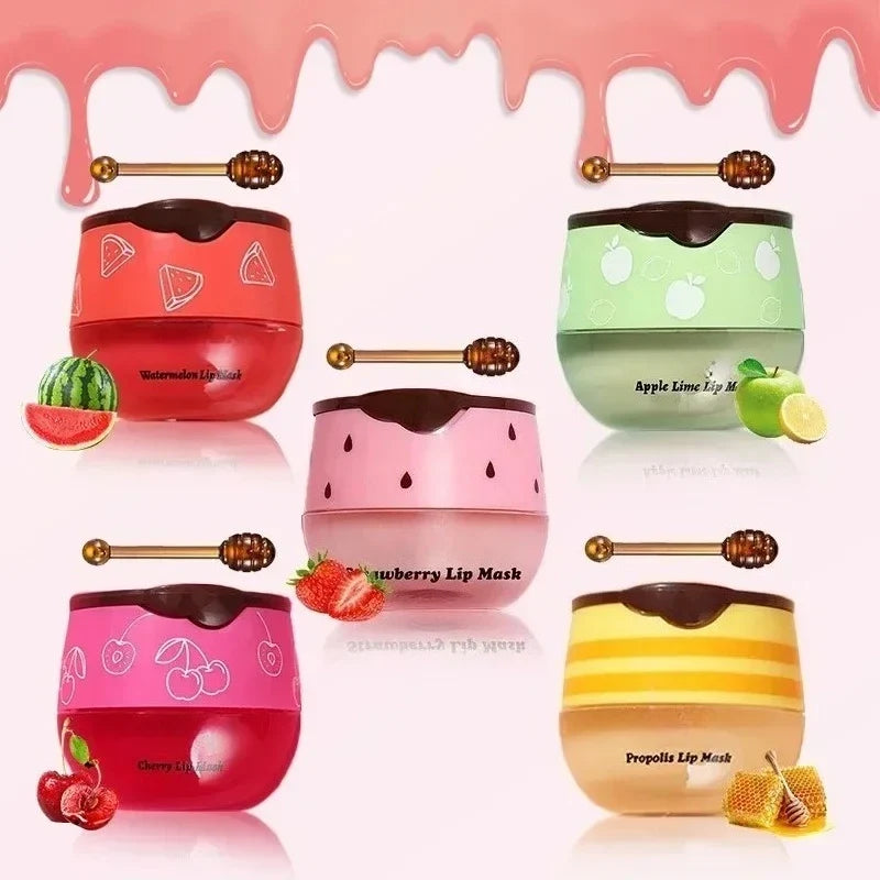 LUXURYTO Lip Sleep Mask – Strawberry Honey Overnight Lip Balm
