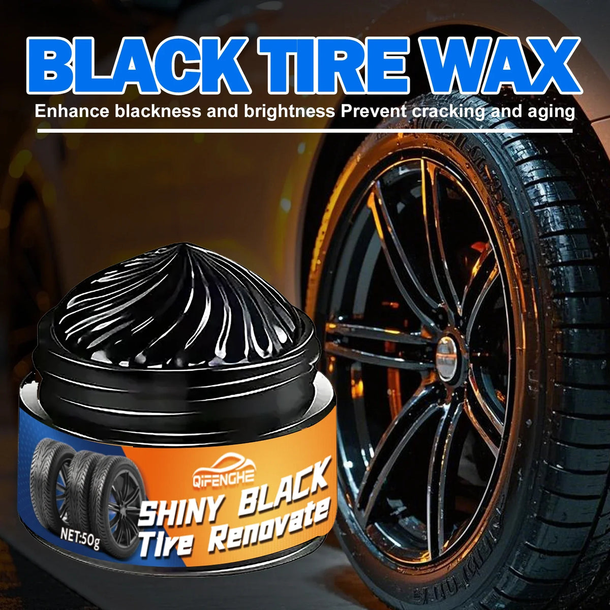 Car Tire & Interior Coating Balm – Restore Plastic & Shine