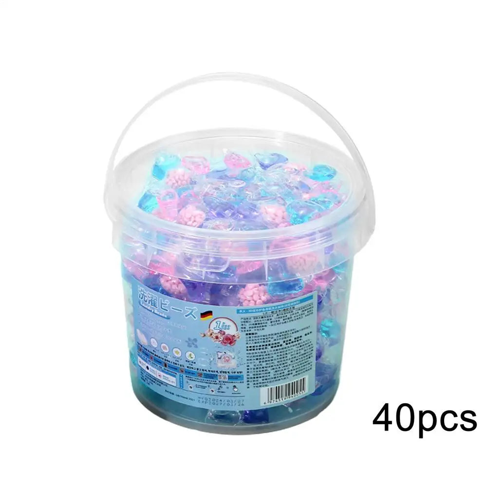 Laundry Detergent Pods Deep Cleaning 70 Tablets Beads Washing Machine