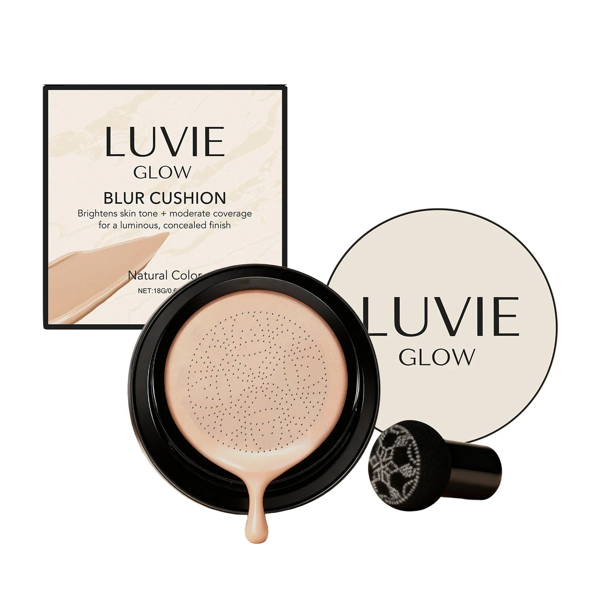 Moisturizing Air Cushion Foundation – Waterproof & Brightening