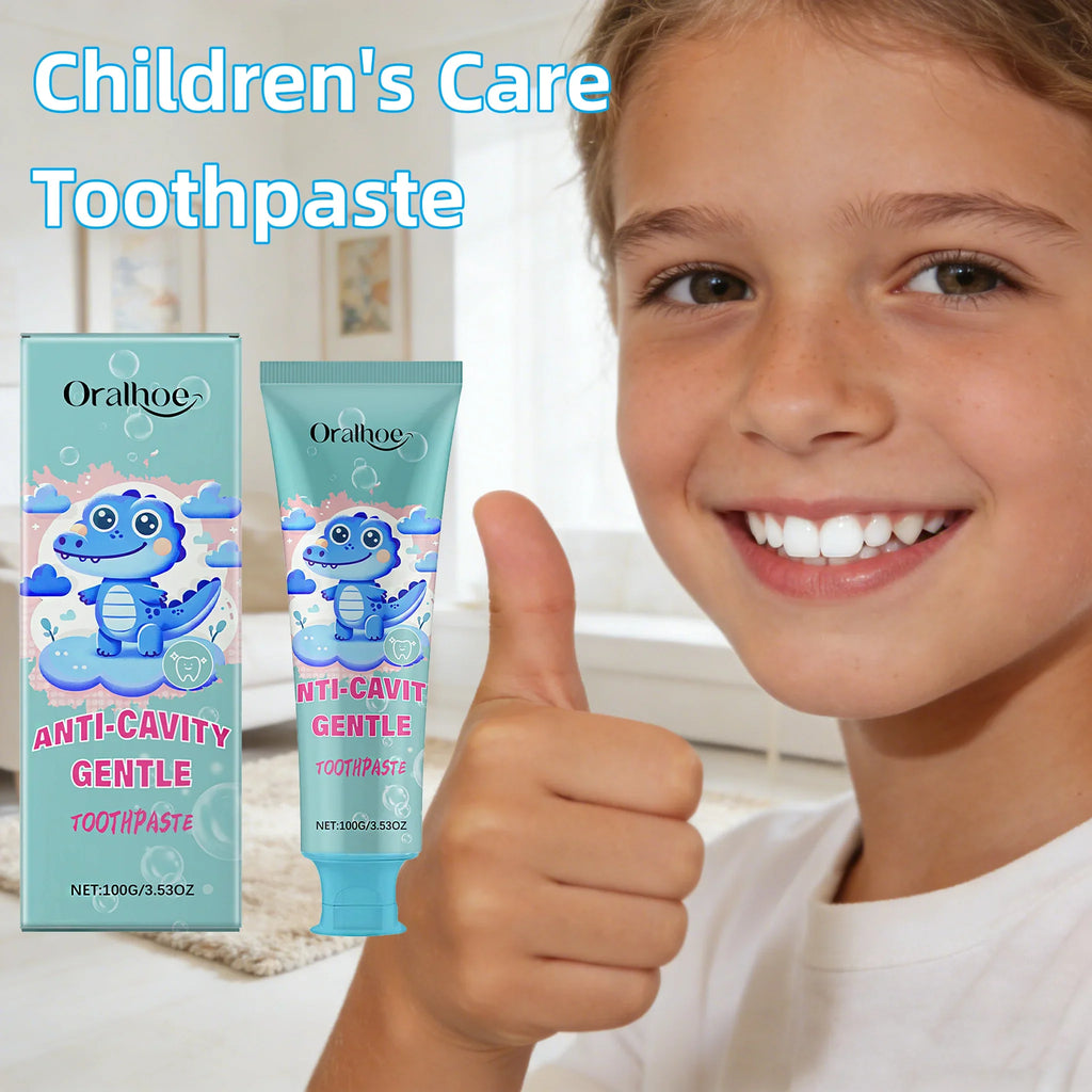 ORALHOE Kids Mint Toothpaste – Fresh Breath & Cavity Defense 100g