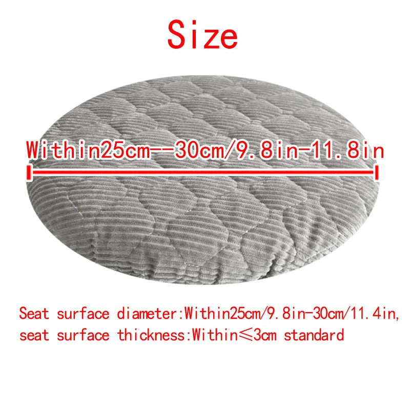 Thick Soft Round Stool Covers Elastic Seat Cushions Wood Iron 25