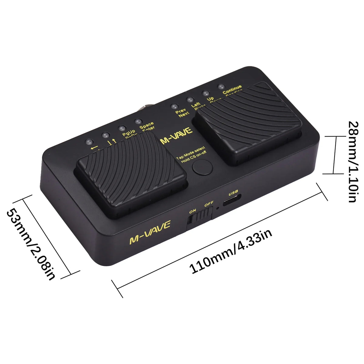 USB Rechargeable Musical Instrument Smart Phone Tablet M-VAVE Cube