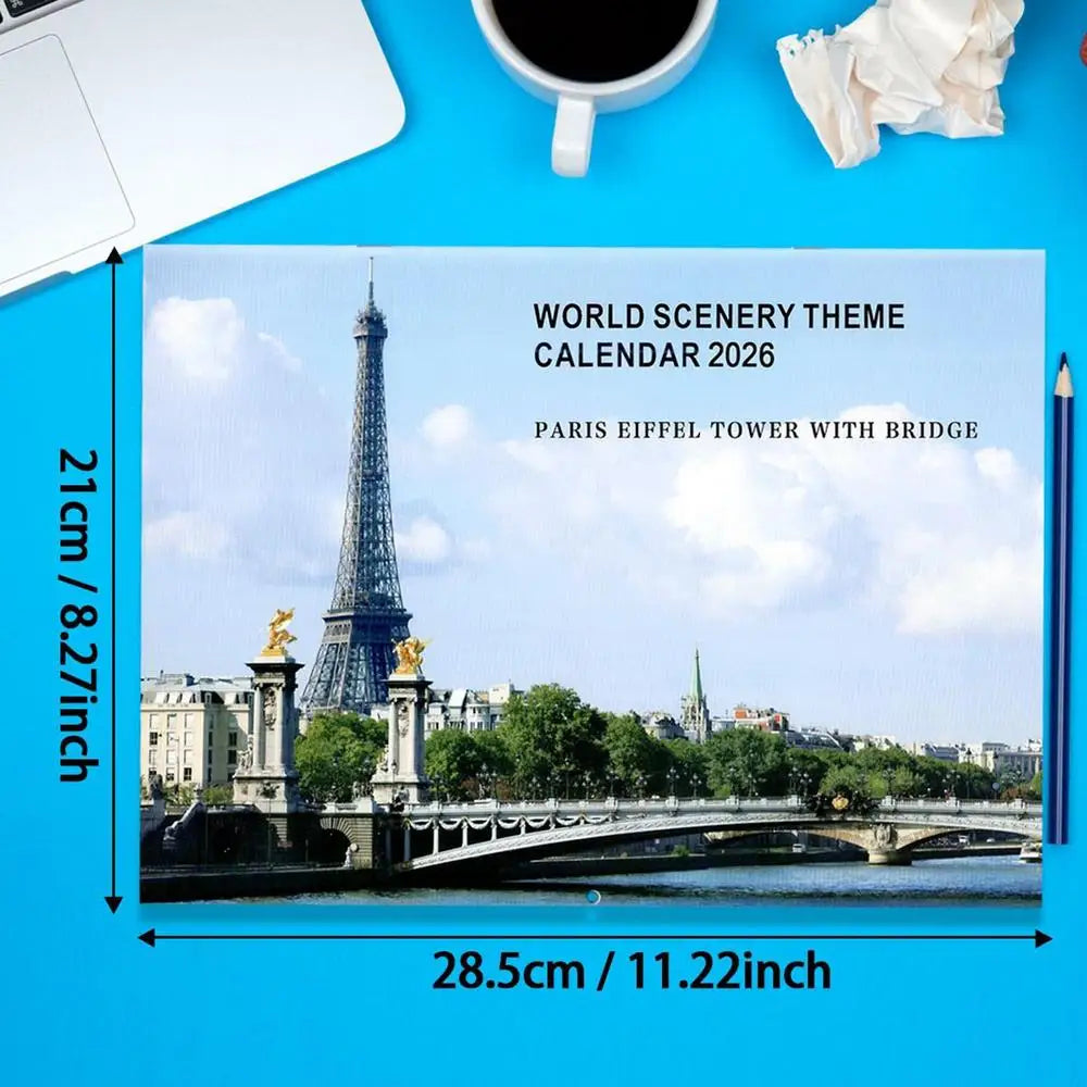 2026 Landscape Calendar Beautiful Monthly Wall Schedule Appointment