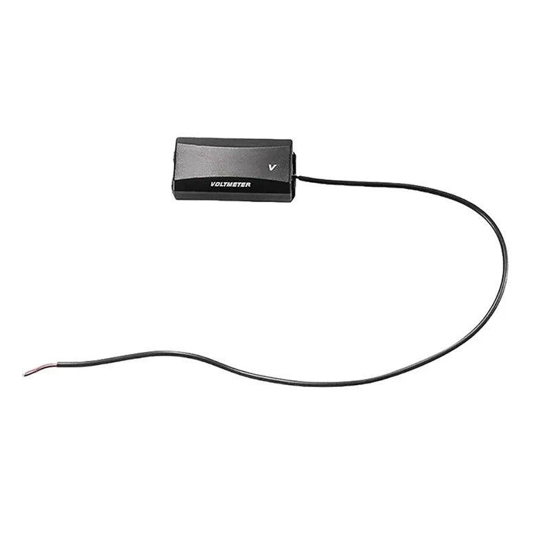 Car Audio Gauge LED Display 12V Meter Waterproof Voltage DC 12-60V