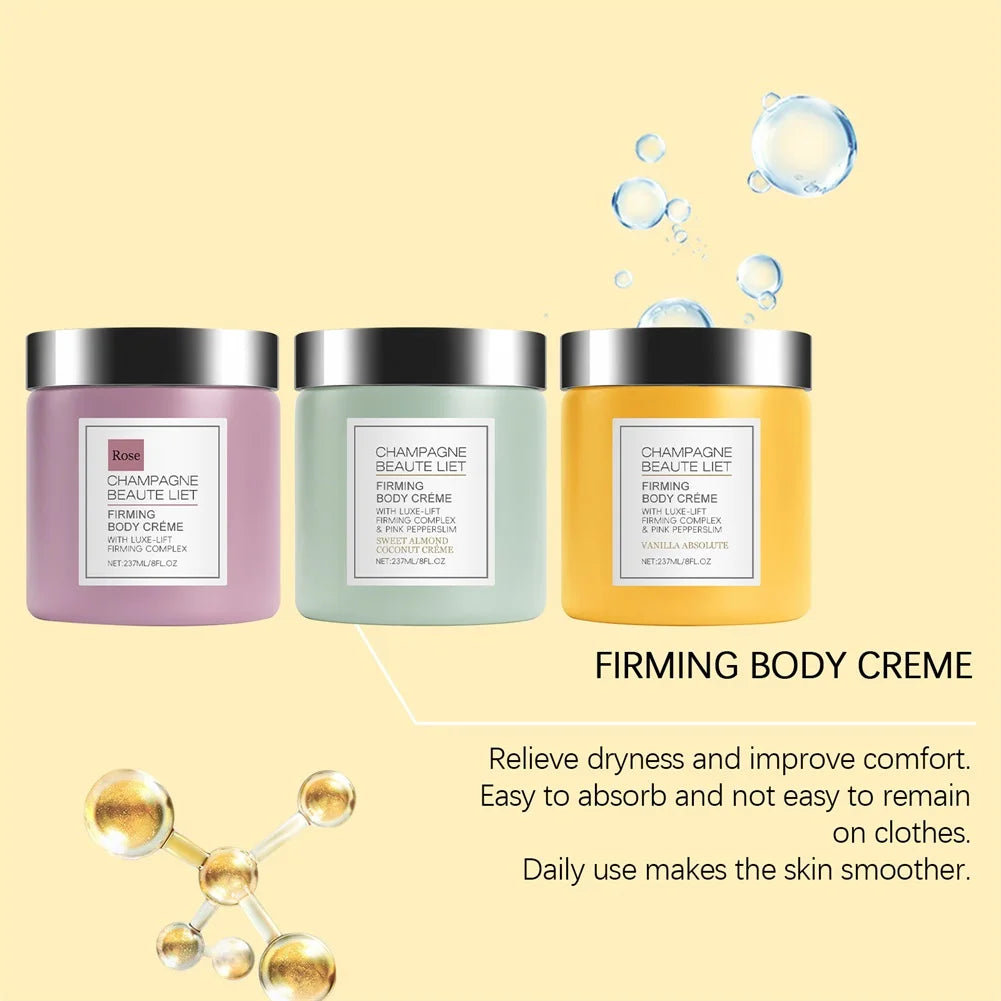 Champagne Firming Body Cream with Pepperslim | Skin Tightening