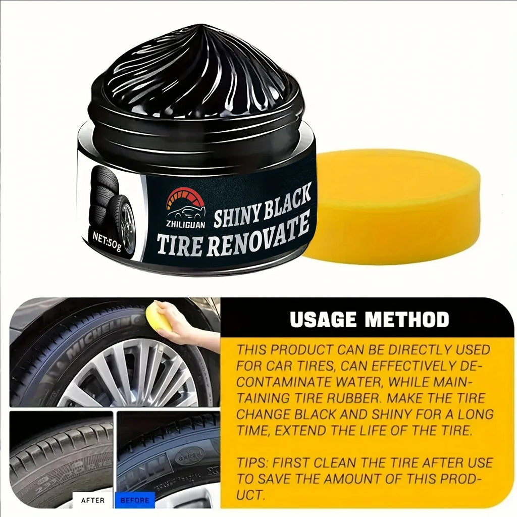 Tire Shine & Protection Cream – Long-Lasting Gloss for Tires
