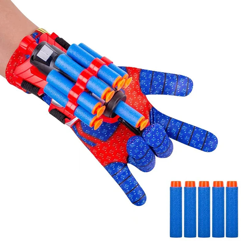 Spider Launcher Chidlren Toy Glove Web Shooters Halloween Wristband