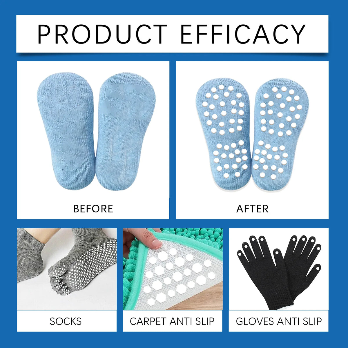Anti-Slip Sock Stop Glue | Heel & Sole Protector 50ml